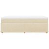 vidaXL Κρεβάτι Boxspring με Στρώμα Κρεμ 80 x 200 εκ. Υφασμάτινο