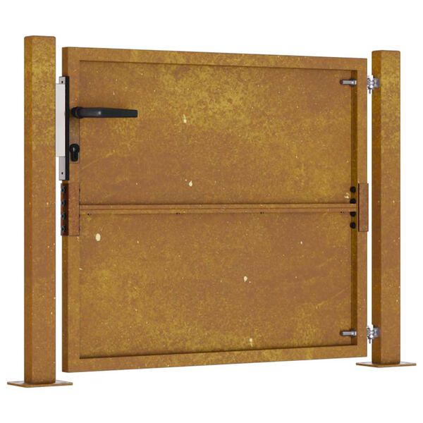vidaXL Πύλη Κήπου 105x80 εκ. από Ατσάλι Corten