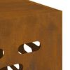 vidaXL Κάλυμμα κλιματιστικού Σκ rusty 90 x 40 x 60 εκ