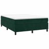 vidaXL &Kappa;&rho;&epsilon;&beta;ά&tau;&iota; Boxspring &mu;&epsilon; &Sigma;&tau;&rho;ώ&mu;&alpha; &Sigma;&kappa;&omicron;ύ&rho;&omicron; &Pi;&rho;ά&sigma;&iota;&nu;&omicron; 140x190&epsilon;&kappa;. &Beta;&epsilon;&lambda;&omicron;ύ&delta;&iota;&nu;&omicron;