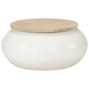 vidaXL &Tau;&rho;&alpha;&pi;&epsilon;&zeta;ά&kappa;&iota; &Sigma;&alpha;&lambda;&omicron;&nu;&iota;&omicron;ύ &Lambda;&epsilon;&upsilon;&kappa;ό 51 x 51 x 27 &epsilon;&kappa;. &alpha;&pi;ό &Mu;&alpha;&sigma;ί&phi; &Xi;ύ&lambda;&omicron; &Mu;ά&nu;&gamma;&kappa;&omicron;