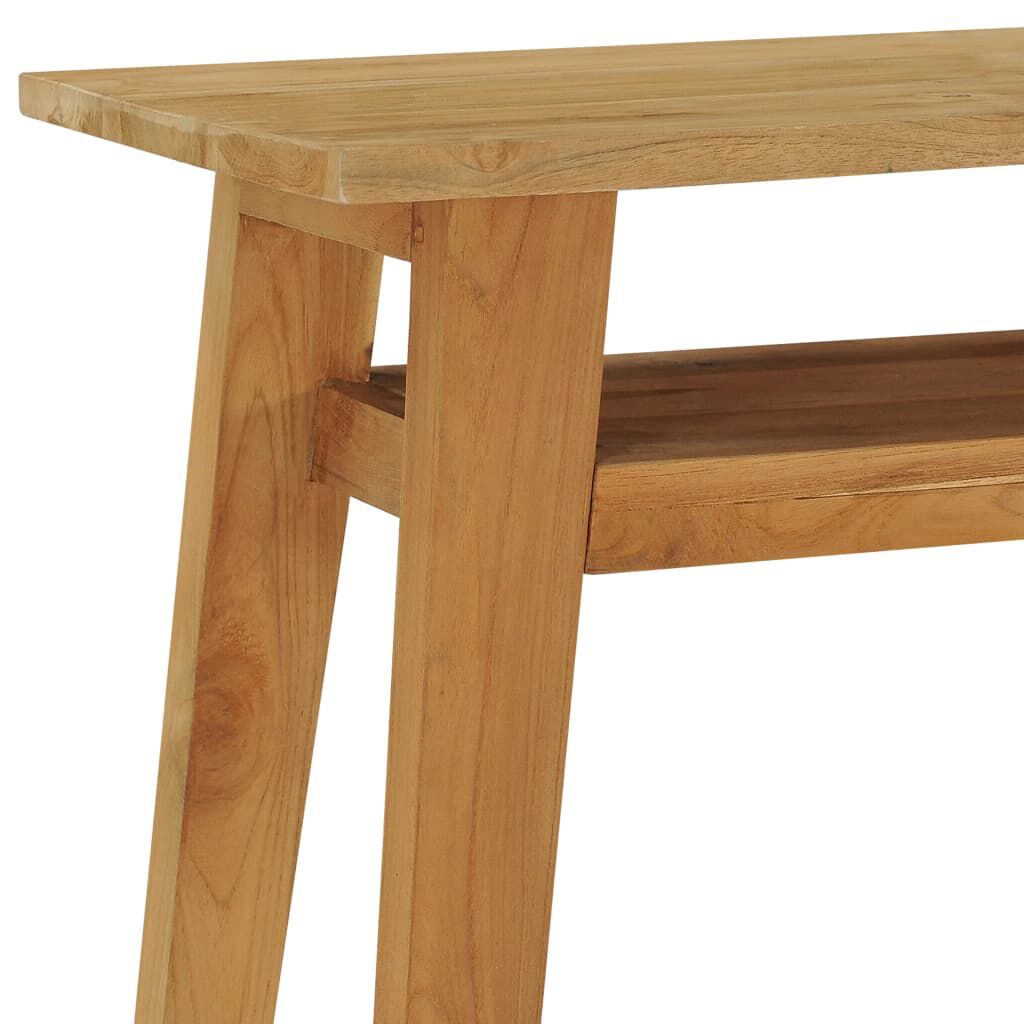 vidaXL Τραπέζι Κονσόλα 120 x 35 x 75 εκ. από Μασίφ Ξύλο Teak