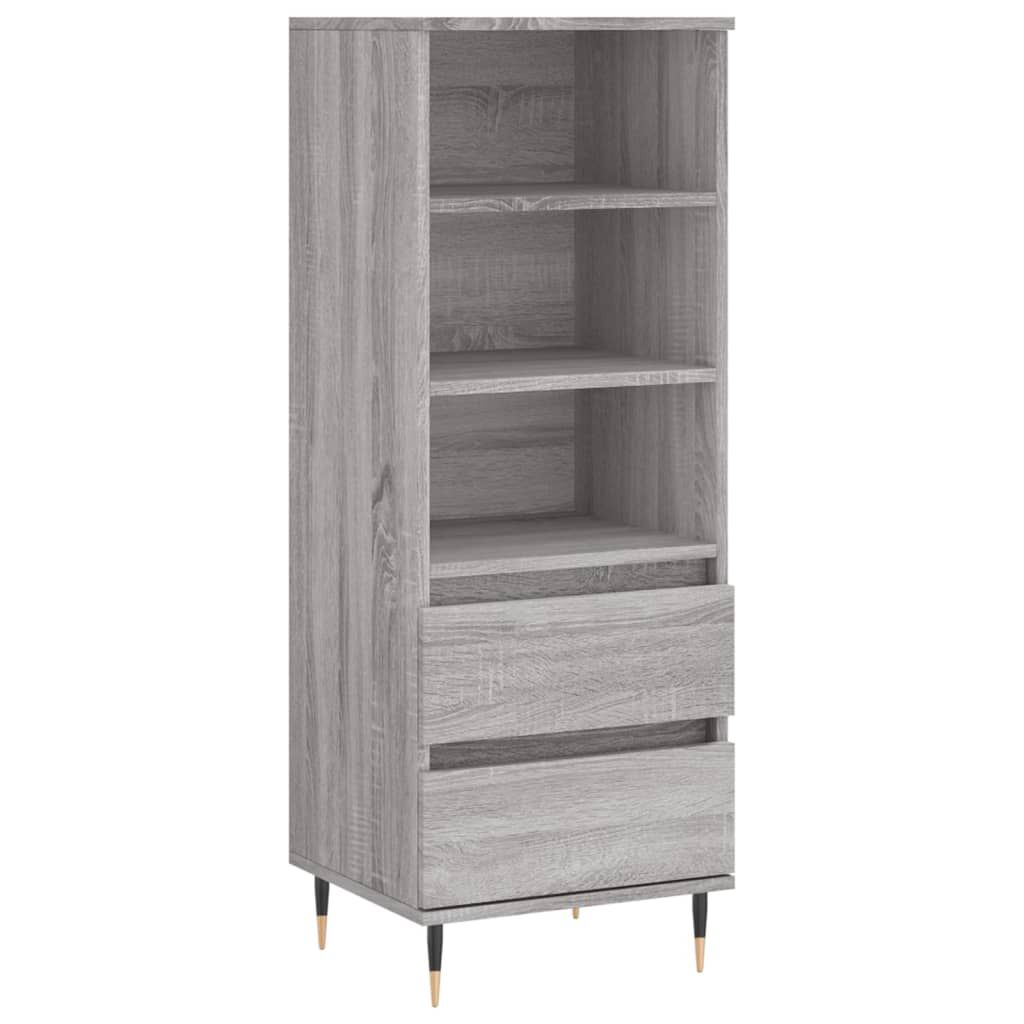 vidaXL Ντουλάπι Γκρι Sonoma 40x36x110 εκ. από Επεξεργασμένο Ξύλο