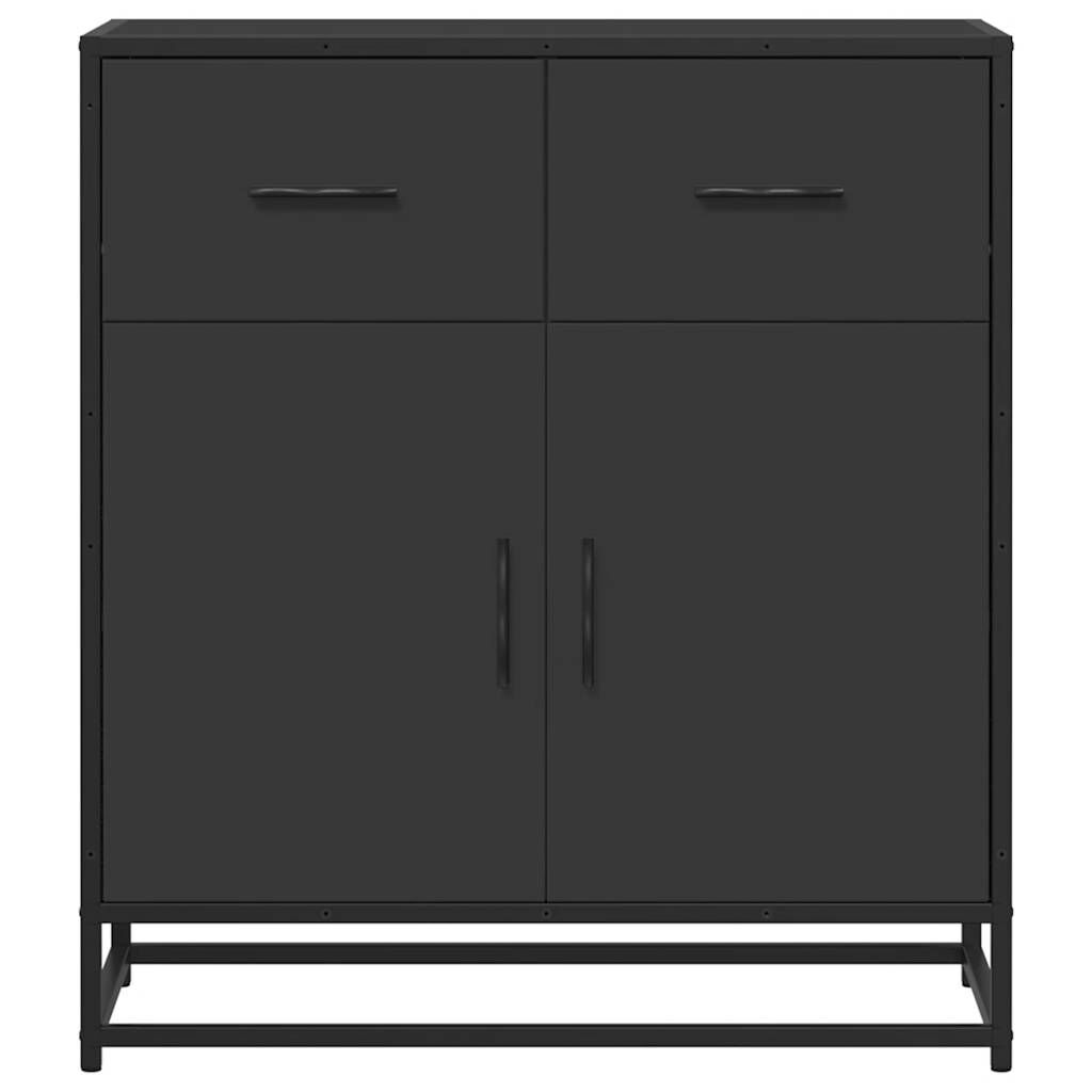 vidaXL Συρταριέρα Μαύρο 68x35x76 cm Κατασκευασμένο ξύλο