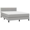 vidaXL &Kappa;&rho;&epsilon;&beta;ά&tau;&iota; Boxspring &mu;&epsilon; &Sigma;&tau;&rho;ώ&mu;&alpha; &Alpha;&nu;&omicron;&iota;&chi;&tau;ό &Gamma;&kappa;&rho;&iota; 140x190 &epsilon;&kappa;. &Upsilon;&phi;&alpha;&sigma;&mu;ά&tau;&iota;&nu;&omicron;
