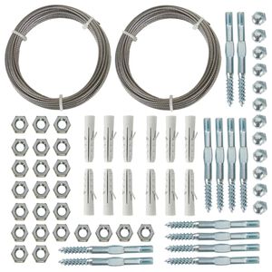 Nature Σετ Στήριξης για Αναρριχώμενα Φυτά 2 τεμ. Συρμάτινο