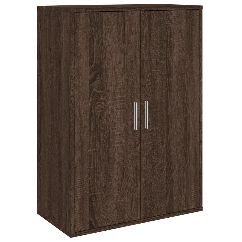 vidaXL Βοηθητικά Ντουλάπια 2 τεμ. Καφέ Δρυς 60x31x84 εκ. Επεξ. Ξύλο