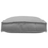 vidaXL Μαξιλάρι παλέτας για κάθισμα 2 pcs Γκρι 40 x 40 x 8 εκ.