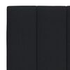 vidaXL Κρεβάτι με Στρώμα Hanko Μαύρο 120x200 εκ. Υφασμάτινο
