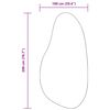 vidaXL Χαλί HUARTE Μαύρο 100 x 200 cm Πολυεστέρας