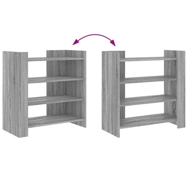 vidaXL Ντουλάπι Γκρι Sonoma 73,5x35x75 εκ. από Επεξεργασμένο Ξύλο
