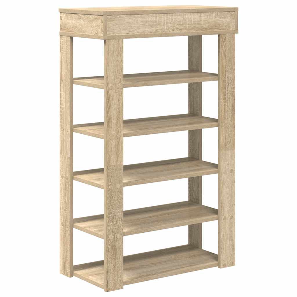 vidaXL Παπουτσοθήκη sonoma Δρυς 60x30x98 εκ. Επεξεργασμένο Ξύλο