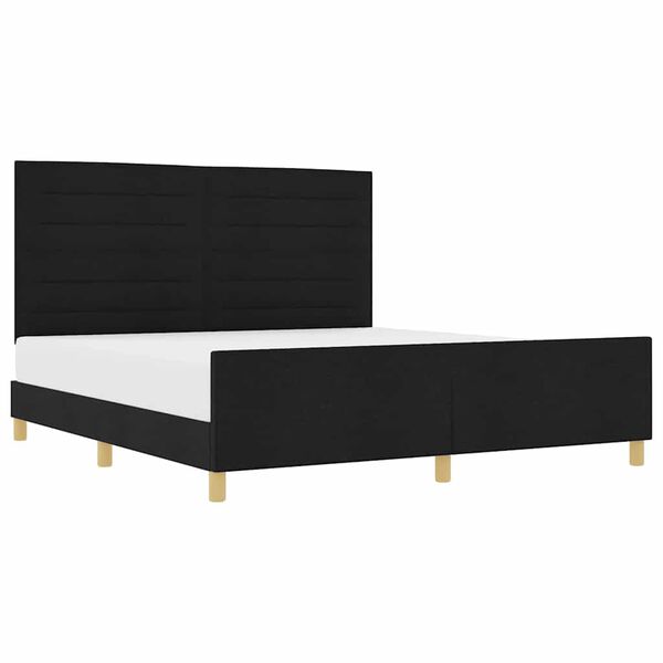 vidaXL &Sigma;&kappa;&epsilon;&lambda;&epsilon;&tau;ό&sigmaf; &Kappa;&rho;&epsilon;&beta;&alpha;&tau;&iota;&omicron;ύ &mu;&epsilon; &kappa;&epsilon;&phi;&alpha;&lambda;ά&rho;&iota; &Mu;&alpha;ύ&rho;&omicron; 180 x 200 cm ύ&phi;&alpha;&sigma;&mu;&alpha;