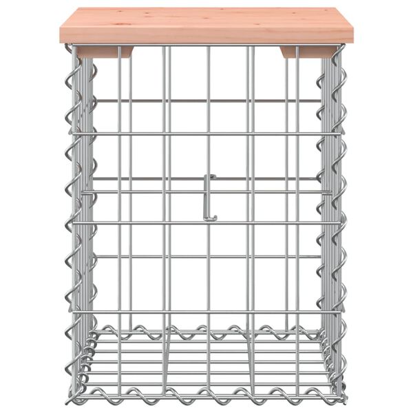 vidaXL Πάγκος Κήπου Συρματοκιβώτιο 33 x 31 x 42 εκ. Μασίφ Ψευδοτσούγκα
