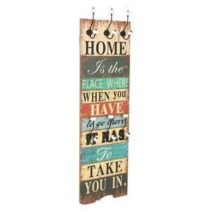 vidaXL &Kappa;&rho;&epsilon;&mu;ά&sigma;&tau;&rho;&alpha; &Tau;&omicron;ί&chi;&omicron;&upsilon; &laquo;HOME IS&raquo; &mu;&epsilon; 6 &Gamma;ά&nu;&tau;&zeta;&omicron;&upsilon;&sigmaf; 120 x 40 &epsilon;&kappa;.
