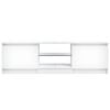 vidaXL Έπιπλο Τηλεόρασης με LED Λευκό 120 x 30 x 36 εκ.