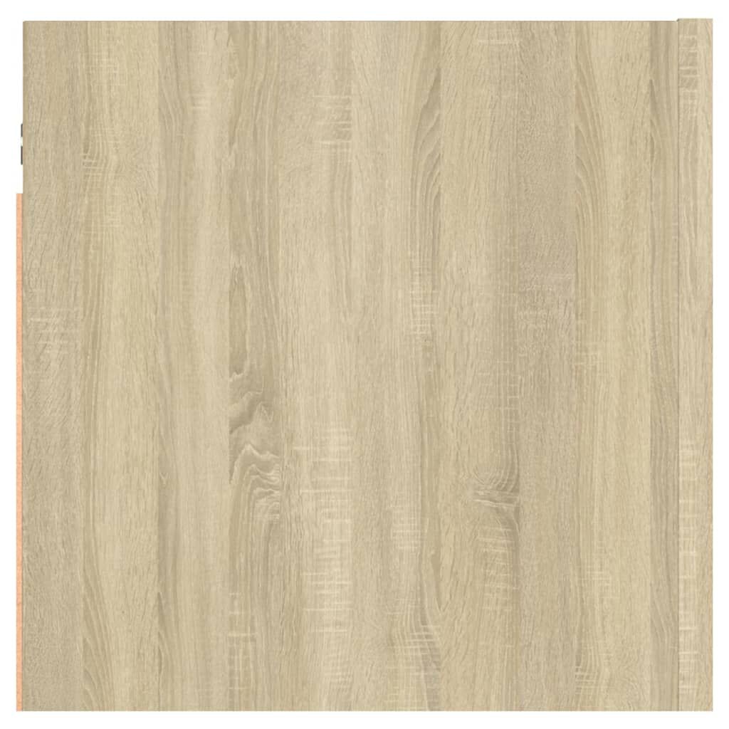 vidaXL Κομοδίνα 2 τεμ. Sonoma Δρυς 30,5 x 30 x 30 εκ. από Επεξ. Ξύλο