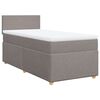 vidaXL &Kappa;&rho;&epsilon;&beta;ά&tau;&iota; Boxspring &mu;&epsilon; &Sigma;&tau;&rho;ώ&mu;&alpha; Taupe 80x200 &epsilon;&kappa;. &Upsilon;&phi;&alpha;&sigma;&mu;ά&tau;&iota;&nu;&omicron;