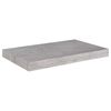 vidaXL Ράφια Τοίχου 2 τεμ. Γκρι Σκυροδέματος 50x23x3,8 εκ. MDF