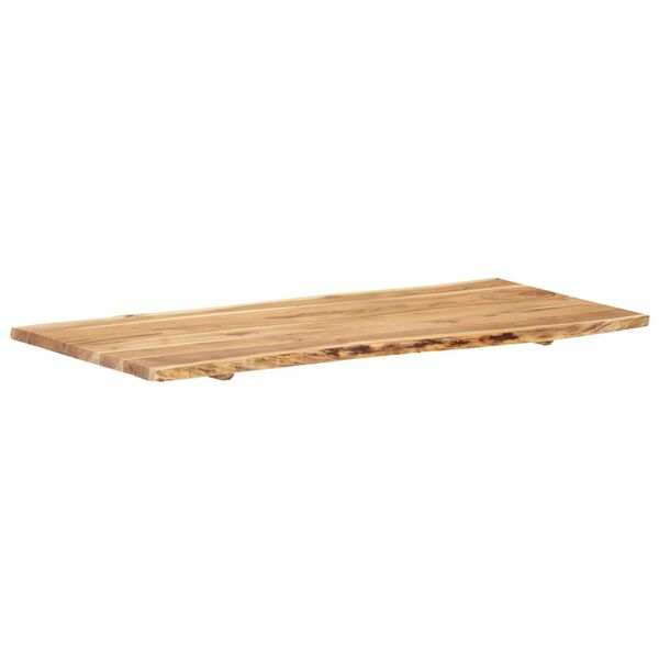 vidaXL Επιφάνεια Τραπεζιού 118 x (50-60) x 2,5 εκ. Μασίφ Ξύλο Ακακίας