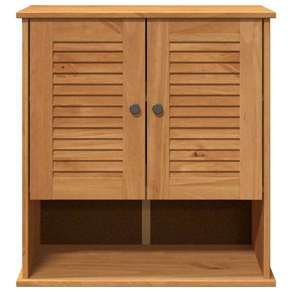 vidaXL Τοίχου Ντουλάπα Μπάνιου VIGO καφέ μελί 67.5 x 34 x 71.5 εκ.