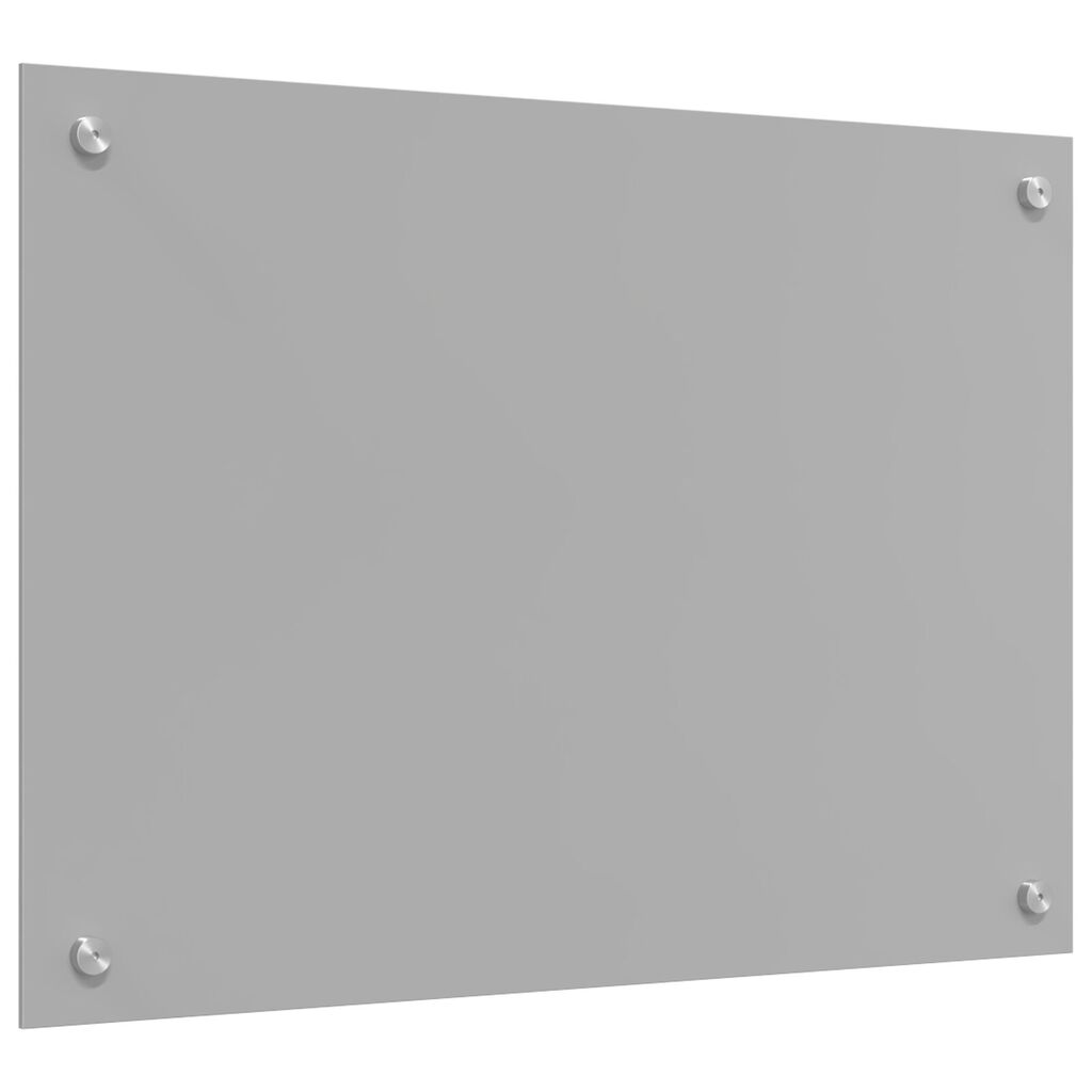 vidaXL Κουζίνα Πλακόστρωσης Φωτεινό Γκρι 70x50x0,6 εκ. Θερμοσυγκρατημένο Γυαλί