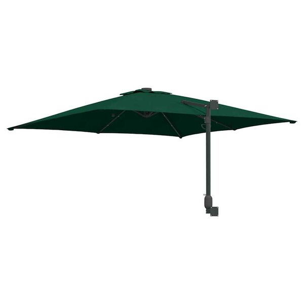 vidaXL Ομπρέλα Κήπου Πράσινο 248.5 x 247.5 x 160 εκ. ύφασμα