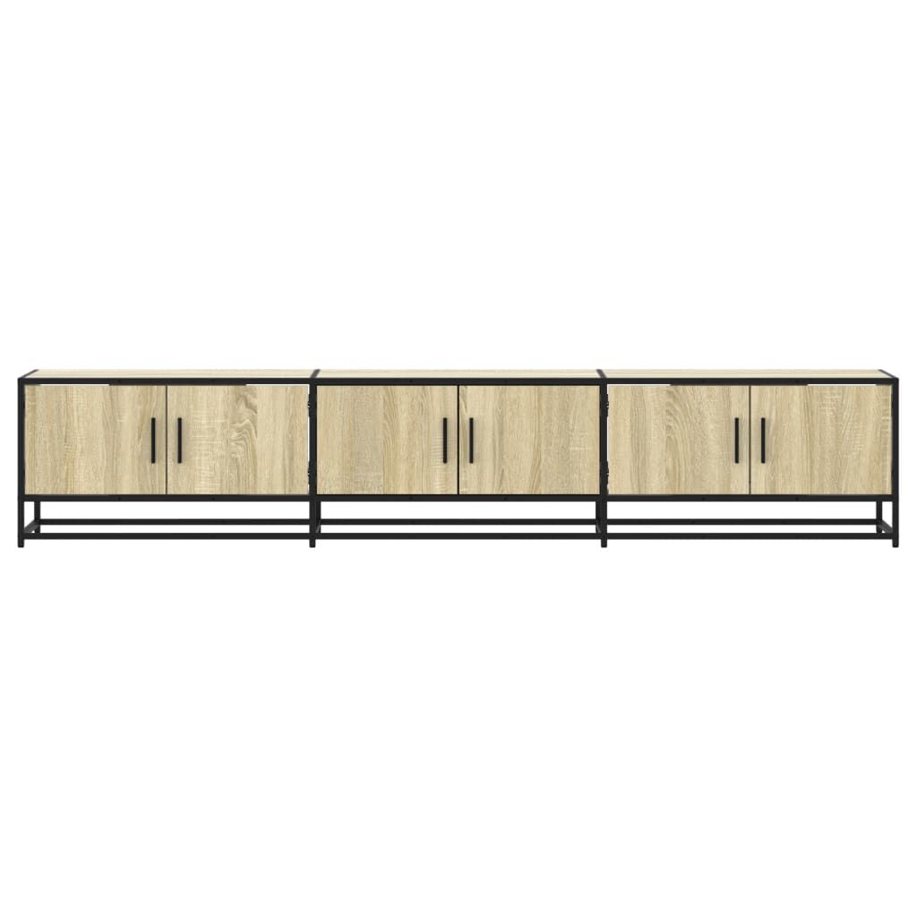 vidaXL Έπιπλο Τηλεόρασης Sonoma Δρυς 210x35x41 εκ. Επεξ. Ξύλο