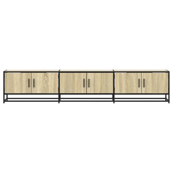 vidaXL Έπιπλο Τηλεόρασης Sonoma Δρυς 210x35x41 εκ. Επεξ. Ξύλο