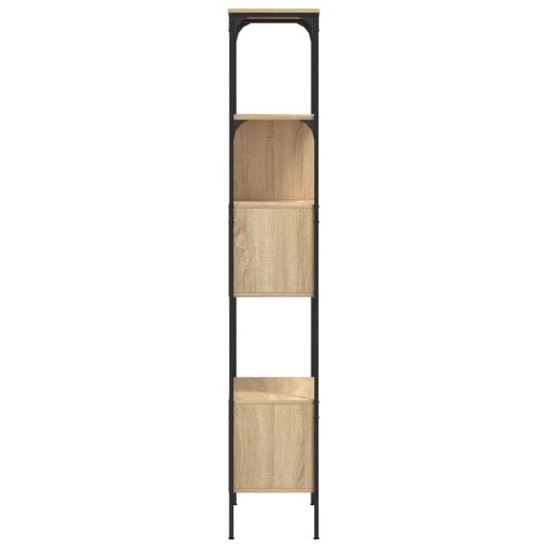 vidaXL Βιβλιοθήκη 5 Επιπέδων Sonoma Δρυς 76x33x188,5 εκ. Επεξεργ. Ξύλο