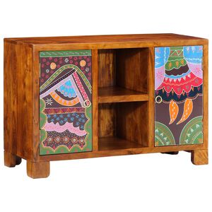 vidaXL Sideboard &Pi;&omicron;&lambda;ύ&chi;&rho;&omega;&mu;&omicron; 90x35x60 &mu;&alpha;&sigma;ί&phi; &xi;ύ&lambda;&omicron; &alpha;&kappa;&alpha;&kappa;ί&alpha;&sigmaf;