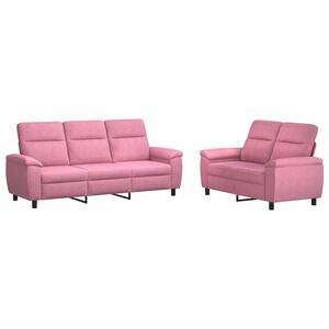 vidaXL &Sigma;&epsilon;&tau; &Kappa;&alpha;&nu;&alpha;&pi;έ 2 pcs &Rho;&omicron;&zeta; Ύ&phi;&alpha;&sigma;&mu;&alpha;