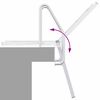 vidaXL Σκάλα Dock 3 Σκαλοπατιών Ασημί 58 x 77 x 144 εκ Αλουμίνιο