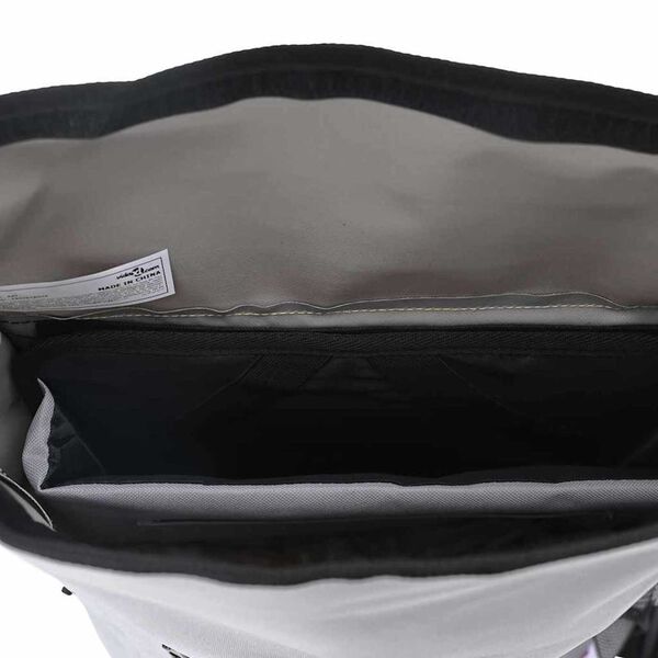 vidaXL Τσάντα Ποδηλάτου Γκρι 31 x 13 x 58 εκ Πολυεστέρας