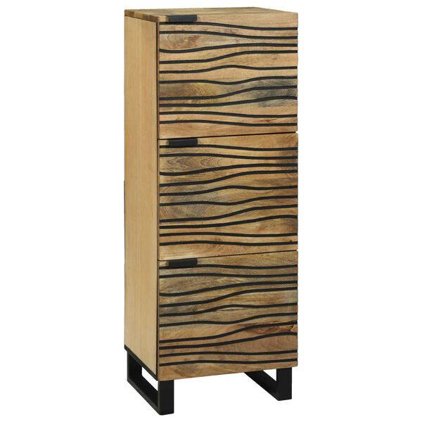 vidaXL Highboard 40x33.5x110 εκ. Μασίφ Ξύλο Μάνγκο
