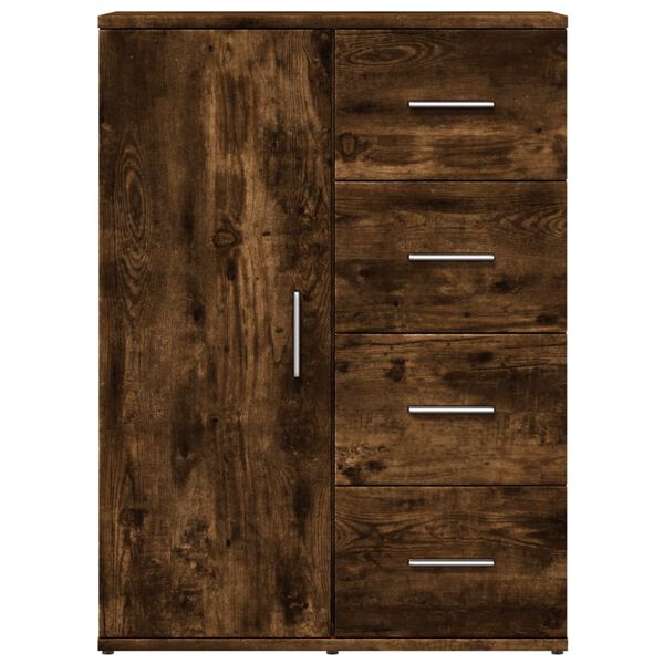 vidaXL Βοηθητικό Ντουλάπι Καπνιστή Δρυς 59x39x80εκ. Επεξεργασμένο Ξύλο