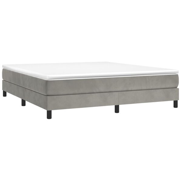 vidaXL &Kappa;&rho;&epsilon;&beta;ά&tau;&iota; Boxspring &mu;&epsilon; &Sigma;&tau;&rho;ώ&mu;&alpha; &Alpha;&nu;&omicron;&iota;&chi;&tau;ό &Gamma;&kappa;&rho;&iota; 160x200 &epsilon;&kappa;. &Beta;&epsilon;&lambda;&omicron;ύ&delta;&iota;&nu;&omicron;