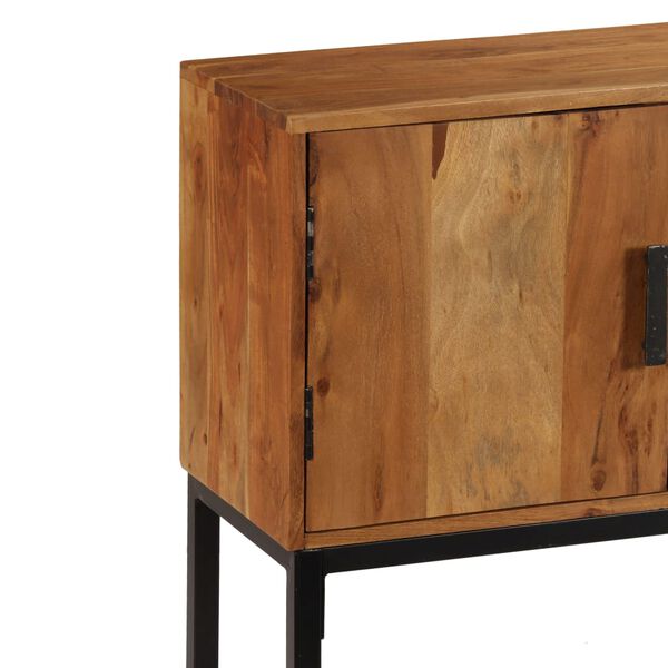 vidaXL Ντουλάπι Καφέ 110x30x70 εκ. από Μασίφ Ξύλο Ακακίας