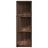 vidaXL Γωνιακό Έπιπλο Καφέ δρυς 33x33x100 εκ. από Επεξεργ. Ξύλο