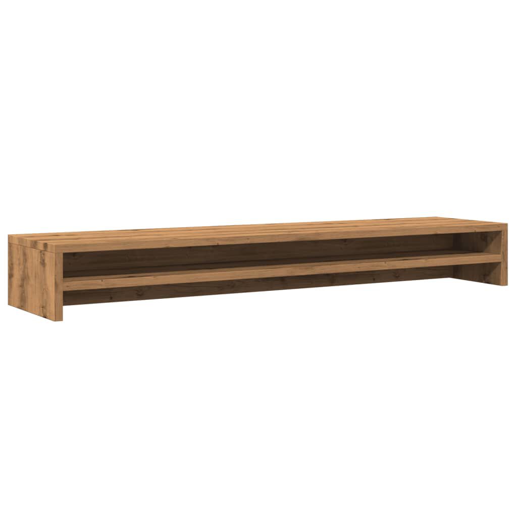 vidaXL Βάση Οθονών Artisan Δρυς 100 x 24 x 13 εκ. από Επεξ. Ξύλο