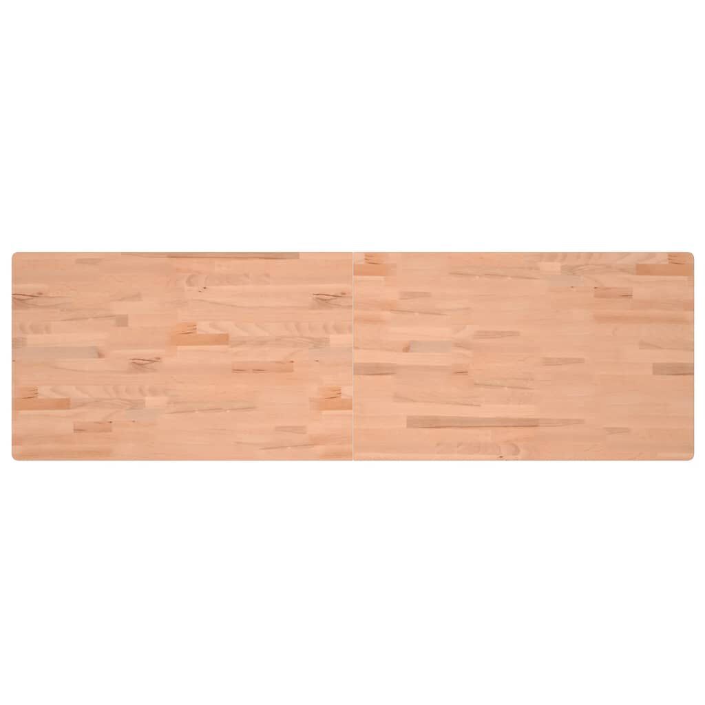 vidaXL Επιφάνεια Γραφείου 180 x 55 x 2,5 εκ. από Μασίφ Ξύλο Οξιάς
