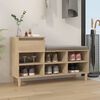 vidaXL Παπουτσοθήκη Sonoma Δρυς 102x36x60 εκ. από Επεξεργασμένο Ξύλο