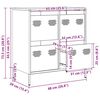 vidaXL Ντουλάπι Λευκό 68x39x73,5 εκ. από Χάλυβα Ψυχρής Έλασης
