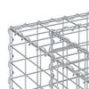 vidaXL &Alpha;&nu;&alpha;&sigma;&eta;&kappa;&omega;&mu;έ&nu;&omicron; &kappa;&rho;&epsilon;&beta;ά&tau;&iota; gabion &Alpha;&sigma;&eta;&mu;ί 50 x 50 x 80 cm