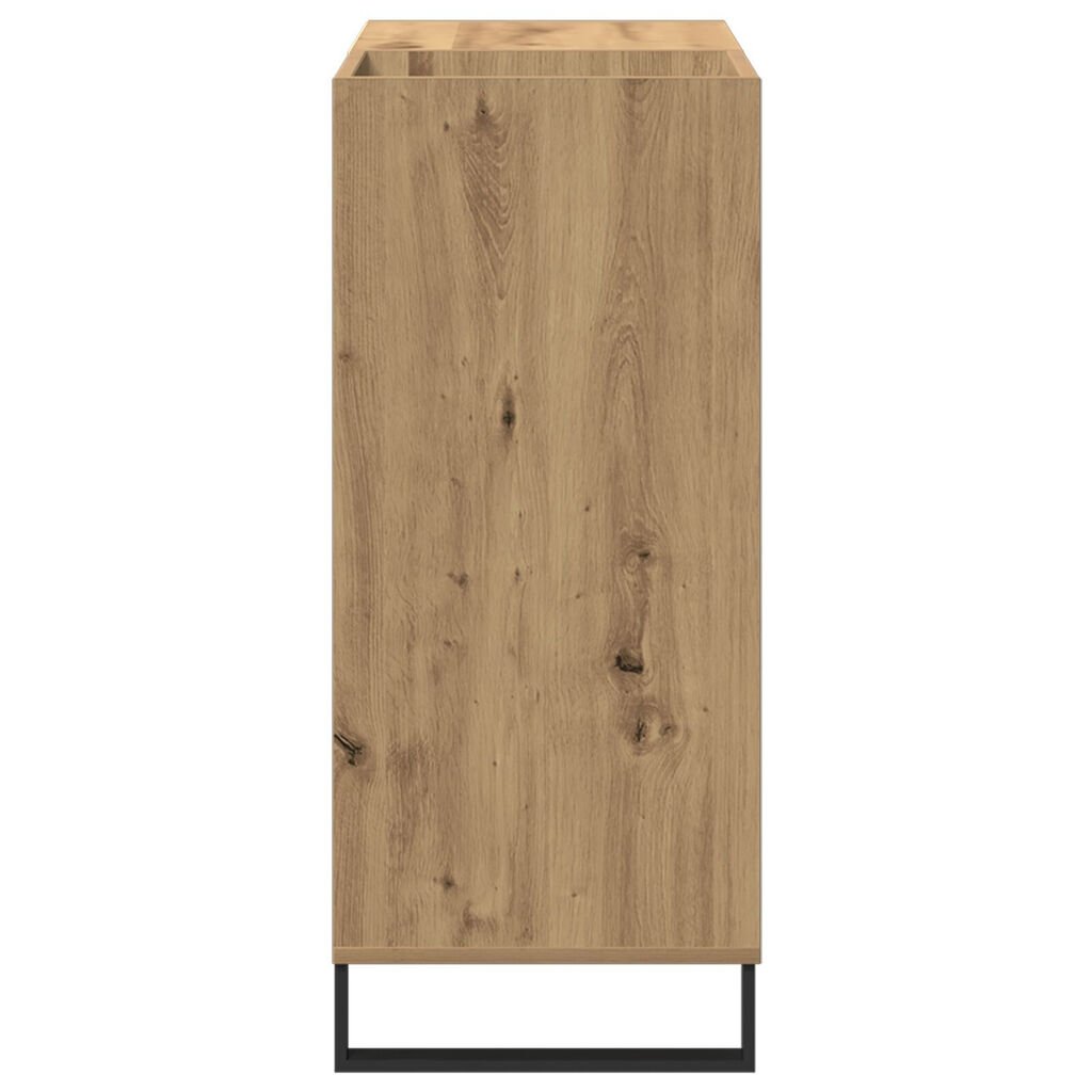 vidaXL Ντουλάπα Δίσκων Παλιό Ξύλο 84.5x38x90 εκ Ξύλο Μηχανής