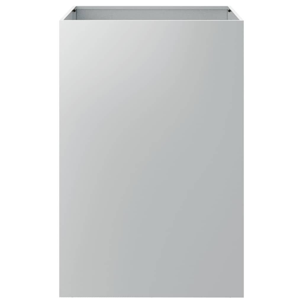 vidaXL Ζαρντινιέρα Ασημί 52x48x75 εκ. από Γαλβανισμένο Χάλυβα