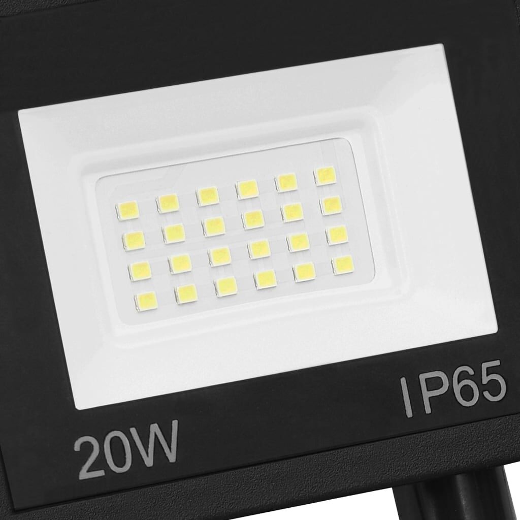 vidaXL Προβολέας LED με Αισθητήρα Ψυχρό Λευκό 20 W