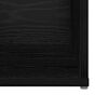 vidaXL Σετ επίπλου τηλεόρασης 4 pcs Μαύρη δρυς 37 x 35 x 72 εκ.