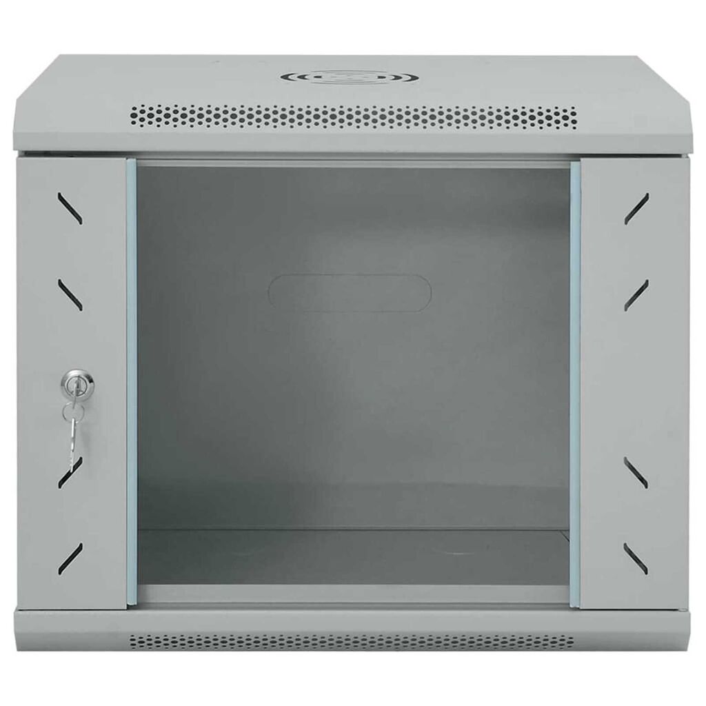 vidaXL Ντουλάπα δικτύου με αποθήκευση Γκρι 53 x 45 x 45 εκ Ατσάλι