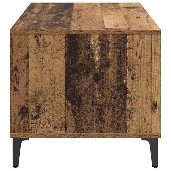 vidaXL Τραπεζάκι σαλονιού with Drawer Παλαιό ξύλο 90 x 49 x 45 εκ